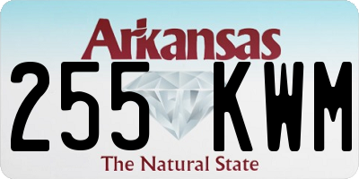 AR license plate 255KWM