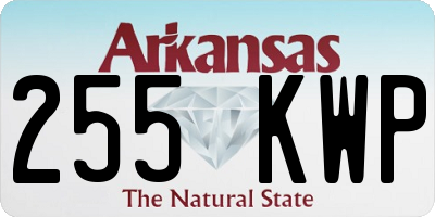 AR license plate 255KWP