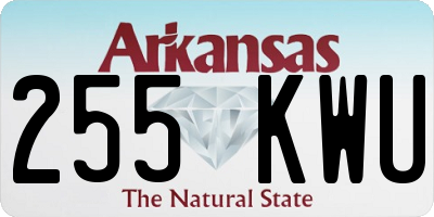 AR license plate 255KWU