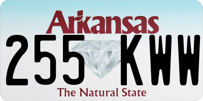 AR license plate 255KWW
