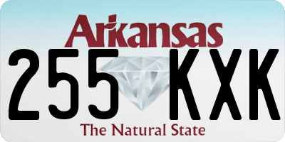 AR license plate 255KXK