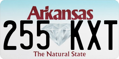 AR license plate 255KXT