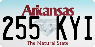 AR license plate 255KYI