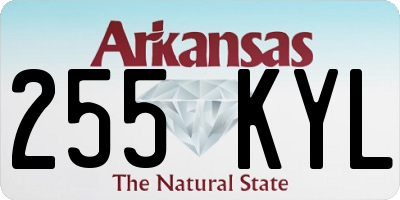 AR license plate 255KYL