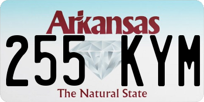 AR license plate 255KYM