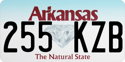 AR license plate 255KZB