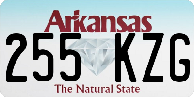 AR license plate 255KZG