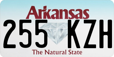 AR license plate 255KZH