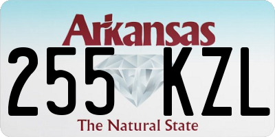 AR license plate 255KZL