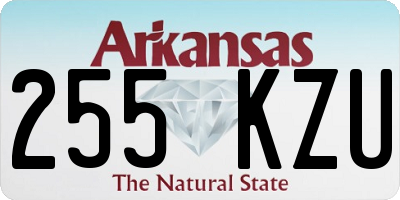 AR license plate 255KZU