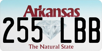 AR license plate 255LBB
