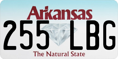 AR license plate 255LBG