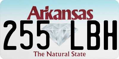 AR license plate 255LBH