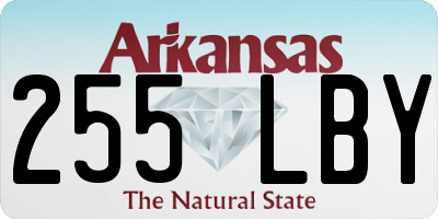 AR license plate 255LBY