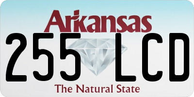 AR license plate 255LCD