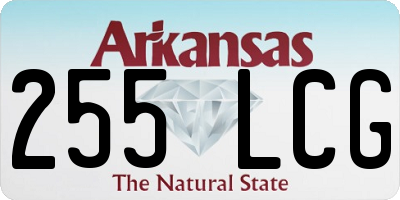 AR license plate 255LCG
