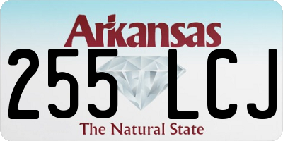 AR license plate 255LCJ