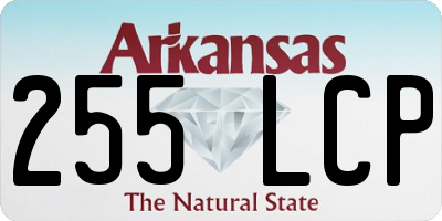AR license plate 255LCP