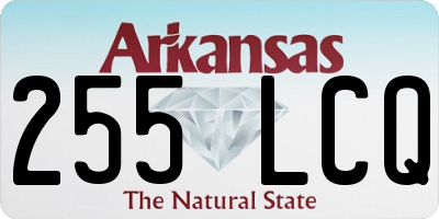 AR license plate 255LCQ