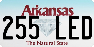 AR license plate 255LED