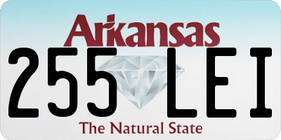 AR license plate 255LEI