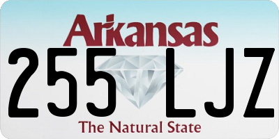 AR license plate 255LJZ