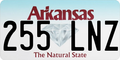 AR license plate 255LNZ