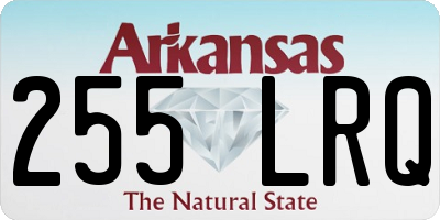 AR license plate 255LRQ