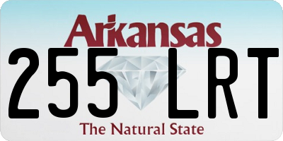 AR license plate 255LRT