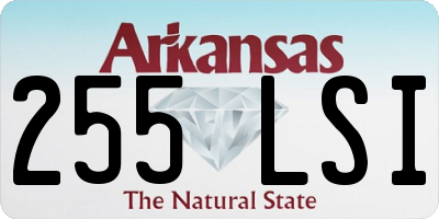 AR license plate 255LSI