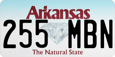 AR license plate 255MBN