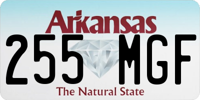AR license plate 255MGF