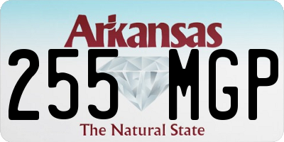 AR license plate 255MGP