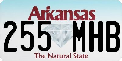 AR license plate 255MHB