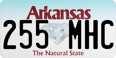 AR license plate 255MHC