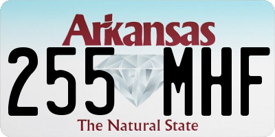 AR license plate 255MHF