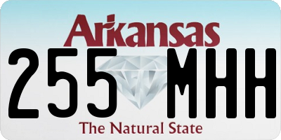 AR license plate 255MHH