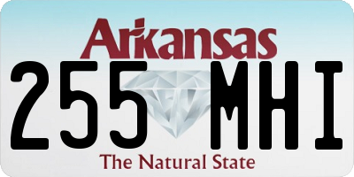 AR license plate 255MHI
