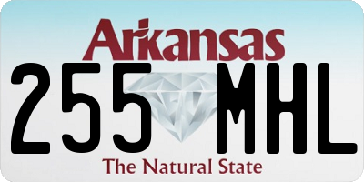 AR license plate 255MHL