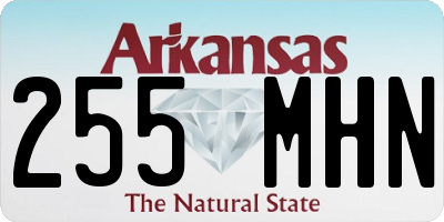 AR license plate 255MHN