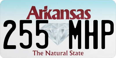 AR license plate 255MHP