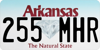 AR license plate 255MHR