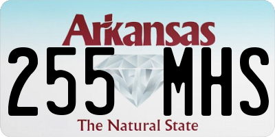 AR license plate 255MHS