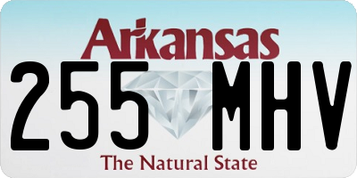 AR license plate 255MHV