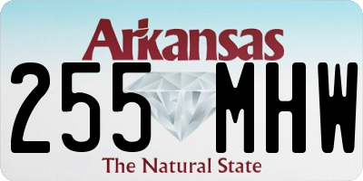 AR license plate 255MHW