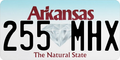 AR license plate 255MHX