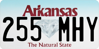 AR license plate 255MHY