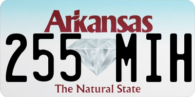 AR license plate 255MIH