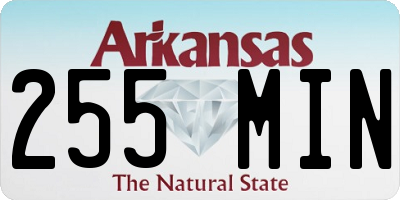AR license plate 255MIN