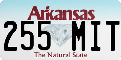 AR license plate 255MIT